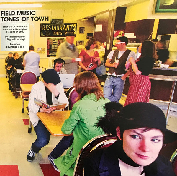 Field Music : Tones Of Town (LP, Album, Ltd, RE, Yel)