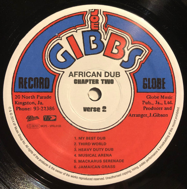 Joe Gibbs & The Professionals : African Dub (Chapter Two) (LP, Album, RE)