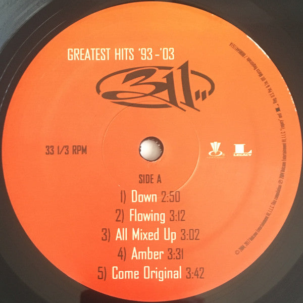 311 : Greatest Hits '93 - '03 (2xLP, Comp, RE)