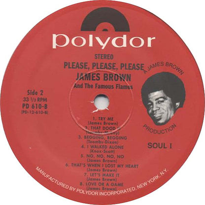 James Brown & The Famous Flames : Please, Please, Please (LP, Album, RE)
