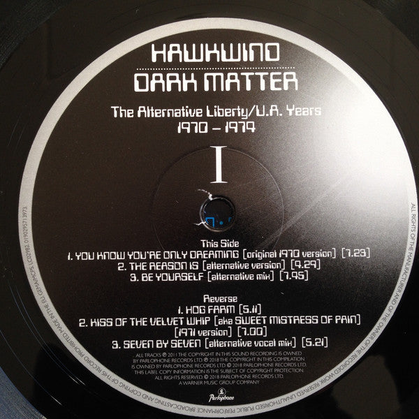 Hawkwind : Dark Matter (The Alternative Liberty / U.A. Years 1970 – 1974) (2xLP, RSD, Comp, Ltd, 180)