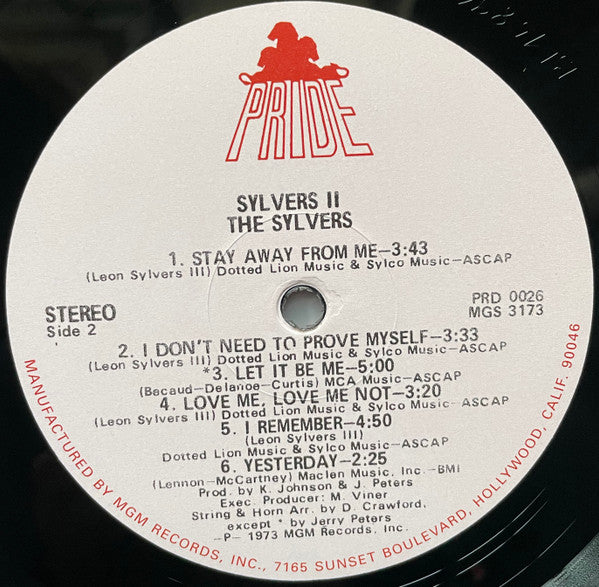 The Sylvers : The Sylvers II (LP, Album, RE)