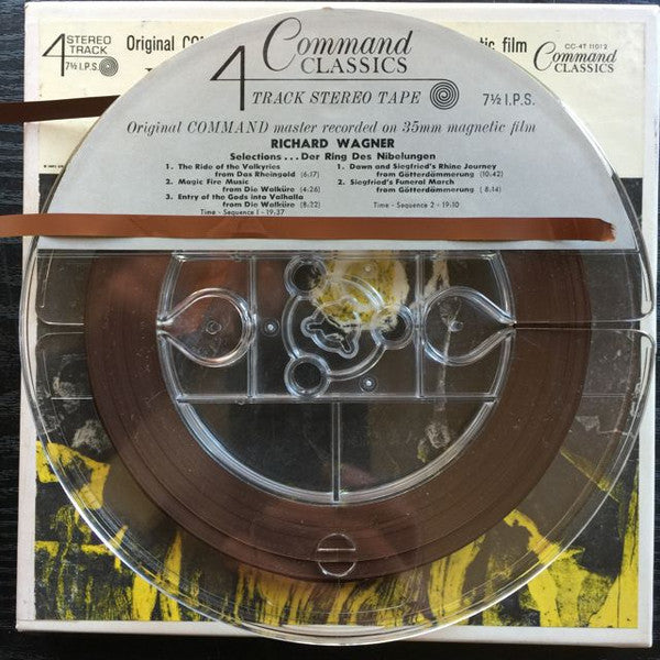 Wagner*, William Steinberg And Pittsburgh Symphony Orchestra : Selections From Der Ring Des Nibelungen (Reel, 4tr Stereo, 7" Reel, Album)