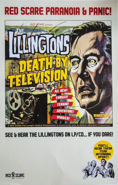 The Lillingtons : Death By Television (LP, Album, RE, RM)