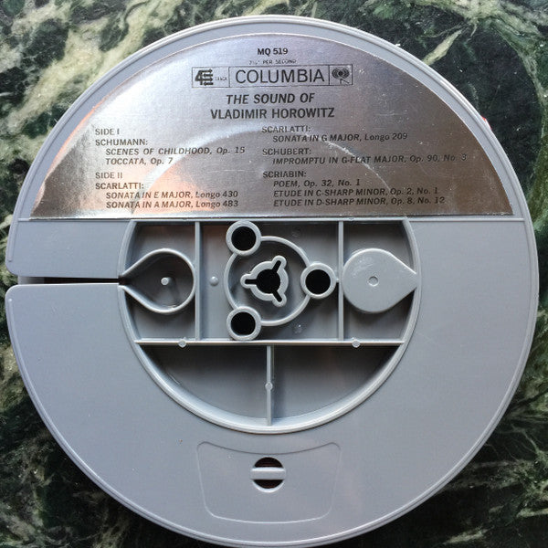 Vladimir Horowitz, Scarlatti*, Schubert*, Schumann*, Scriabin* : The Sound Of Horowitz (Reel, 4tr Stereo, 7" Reel, Album)