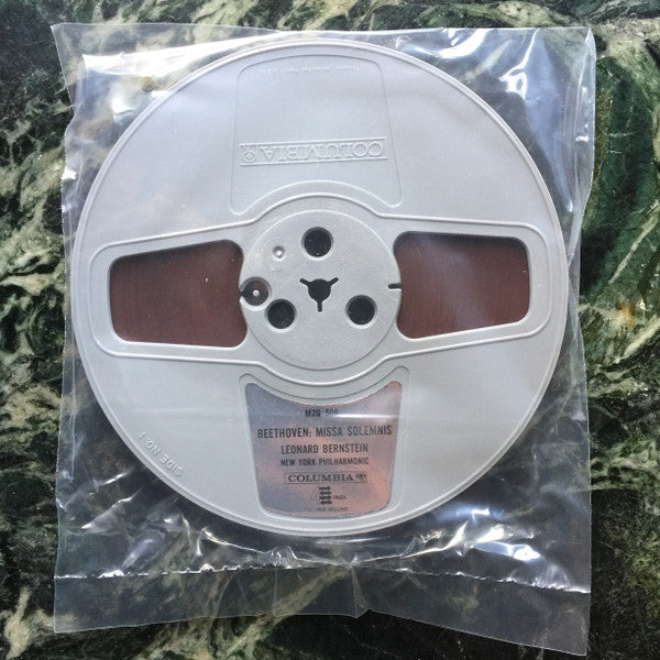 Ludwig van Beethoven, Leonard Bernstein, New York Philharmonic : Missa Solemnis (Reel, 4tr Stereo, 7" Reel, Album)