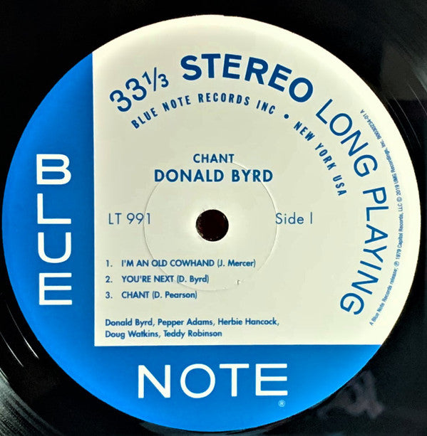 Donald Byrd : Chant (LP, Album, RE, 180)