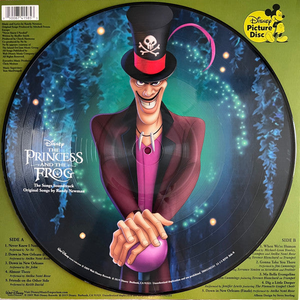 Randy Newman : The Princess And The Frog (The Songs Soundtrack - Original Songs By Randy Newman) (LP, Album, Pic)