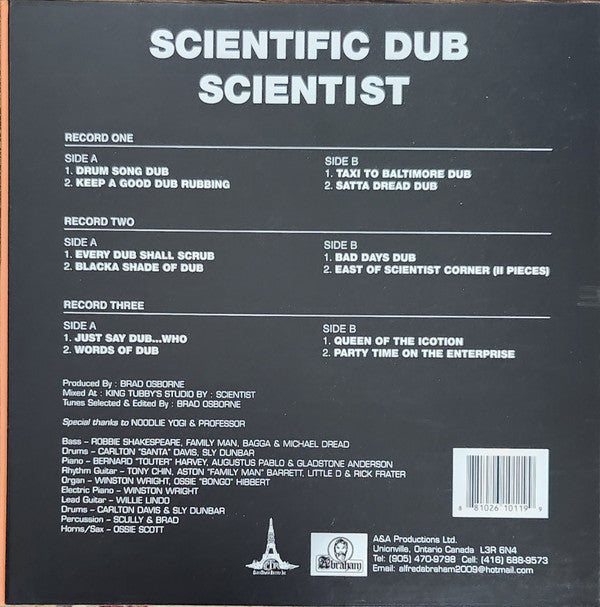 Scientist : Scientific Dub (3x10", Mix + Box, RSD, RE + Album, Ltd, RE)