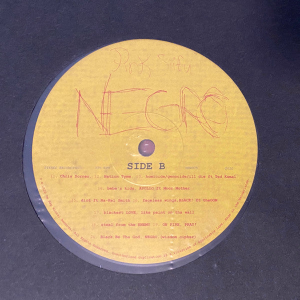 Pink Siifu : Negro (LP, Album, Ltd, Num)