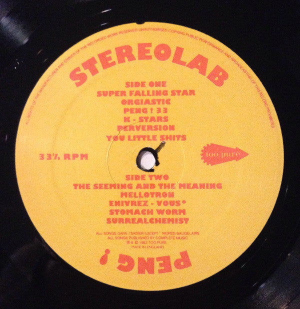 Stereolab : Peng! (LP, Album, RE)