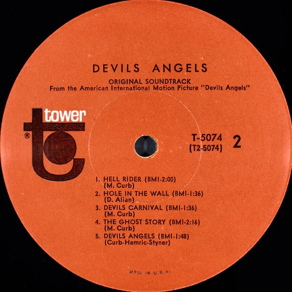 Jerry* And The Portraits (5) / The Arrows* : Original Motion Picture Sound Track Recording From "Devil's Angels" (LP, Mono)