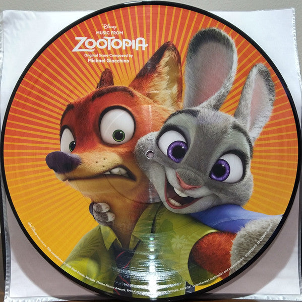 Michael Giacchino : Music From Zootopia (Original Score) (LP, Pic)
