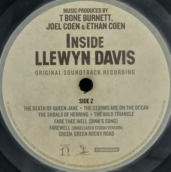 Various : Inside Llewyn Davis (Original Soundtrack Recording) (LP, Album, RE)