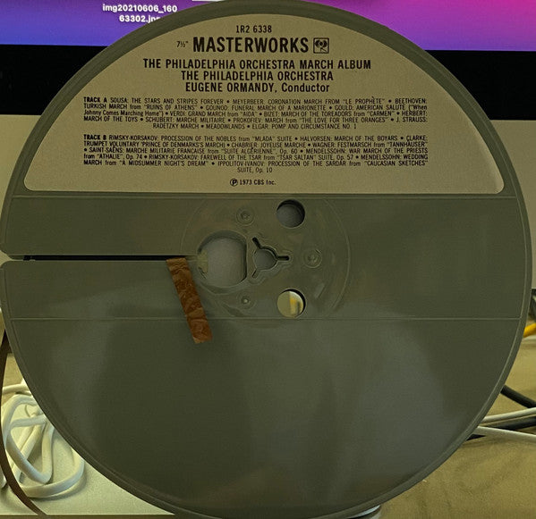 The Philadelphia Orchestra, Eugene Ormandy : The Philadelphia Orchestra March Album (Reel, 4tr Stereo, 7" Reel, Comp, Club)