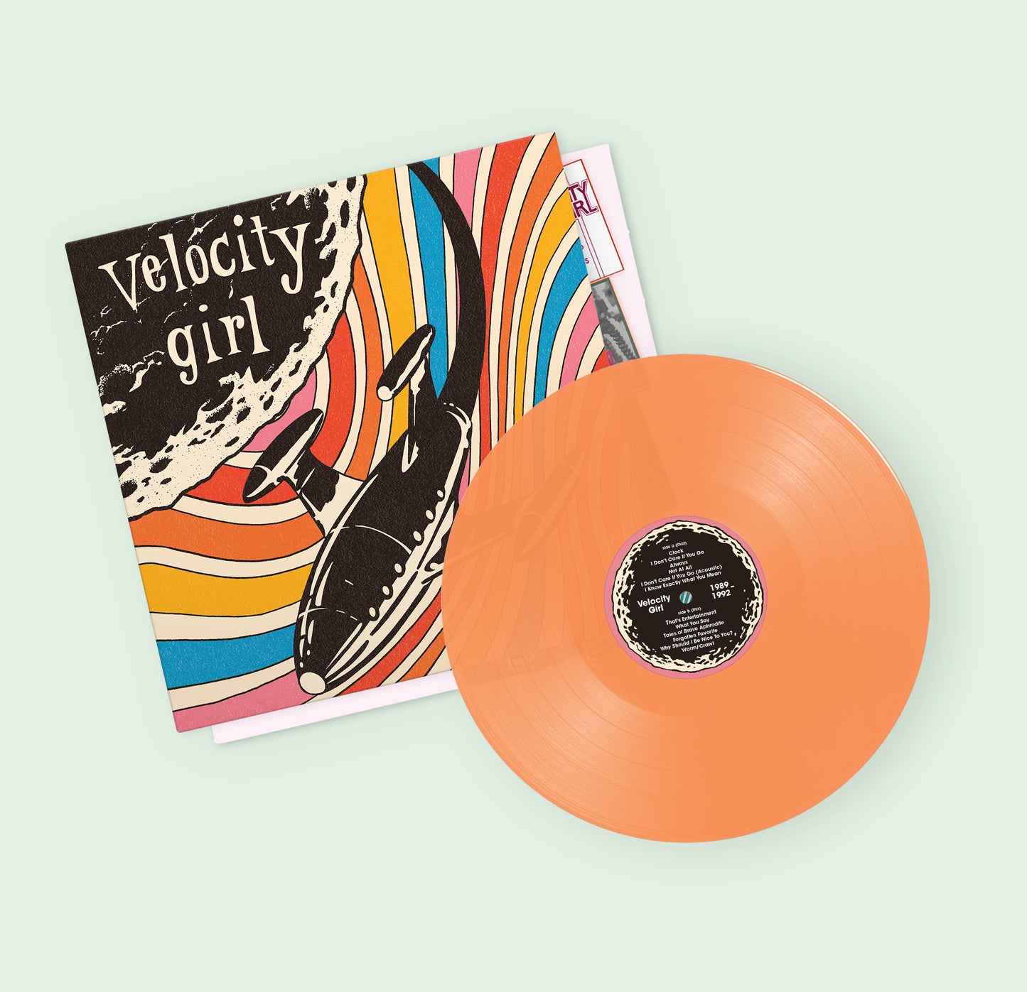 Velocity Girl - Velocity Girl 1989-1992 Transparent Orange Vinyl LP PREORDER