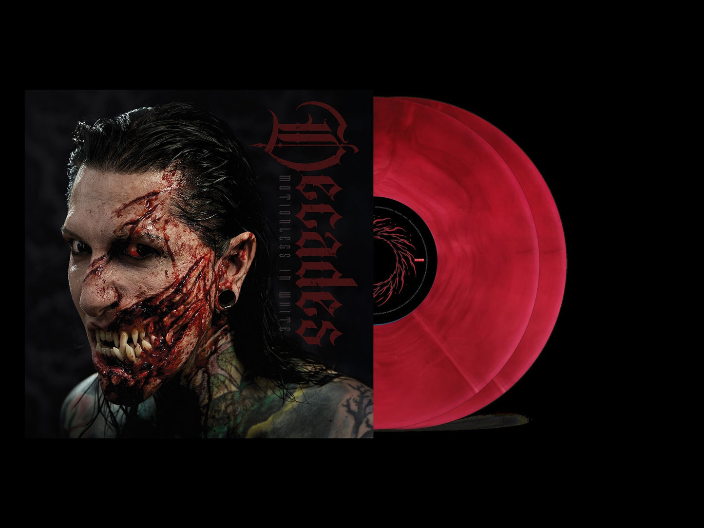 Motionless In White - Decades Black, Ruby, and Tan Galaxy Vinyl 2xLP PREORDER