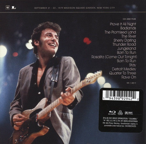 Bruce Springsteen & The E-Street Band : The Legendary 1979 No Nukes Concerts (Box + 2xCD + Blu-ray)