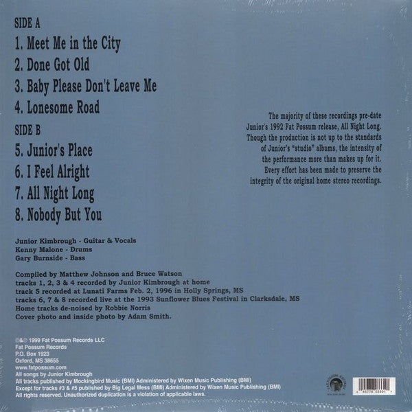 Junior Kimbrough : Meet Me In The City (LP, Album, RE)