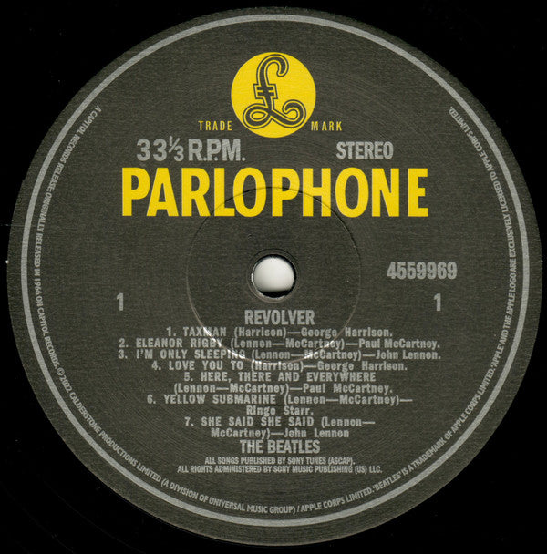 The Beatles : Revolver (LP, Album, RE, Rem)