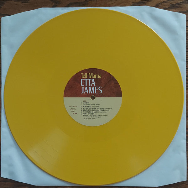 Etta James : Tell Mama (LP, Album, RSD, RE, RM, Yel)