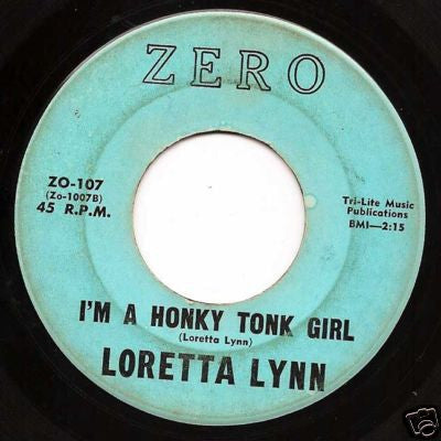 Loretta Lynn : Whispering Sea / I'm A Honky Tonk Girl (7")