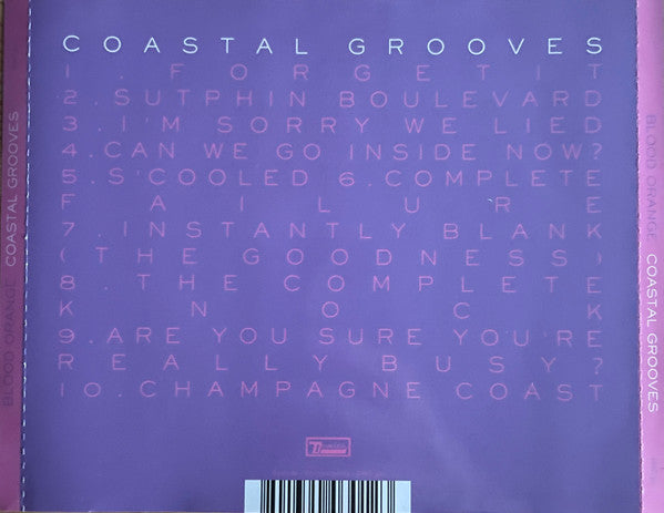 Blood Orange (2) : Coastal Grooves (CD, Album, RP)