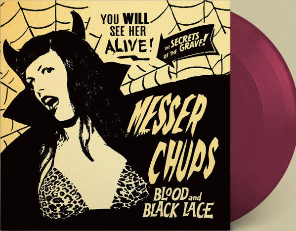 Messer Chups : Blood And Black Lace (7", EP, Ltd, Blo)