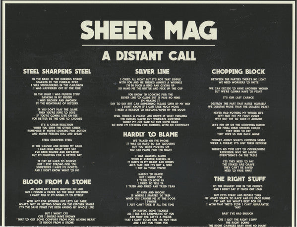 Sheer Mag : A Distant Call (LP, Album, Ltd, RE, Red)