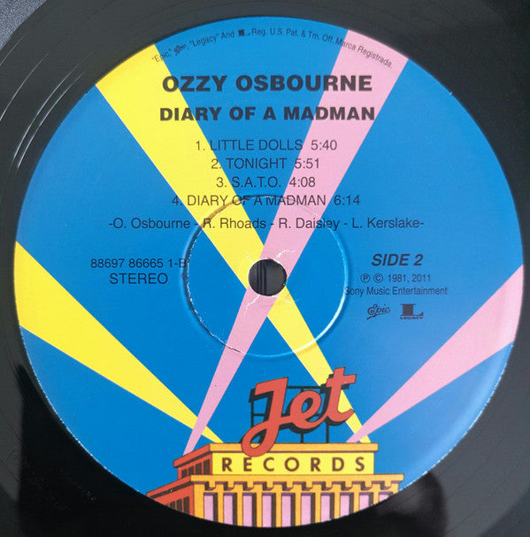 Ozzy Osbourne : Diary Of A Madman (LP, Album, RE, RM, 180)