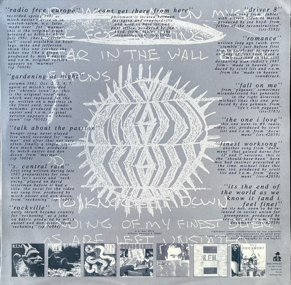 R.E.M. : Eponymous (LP, Comp, RE)