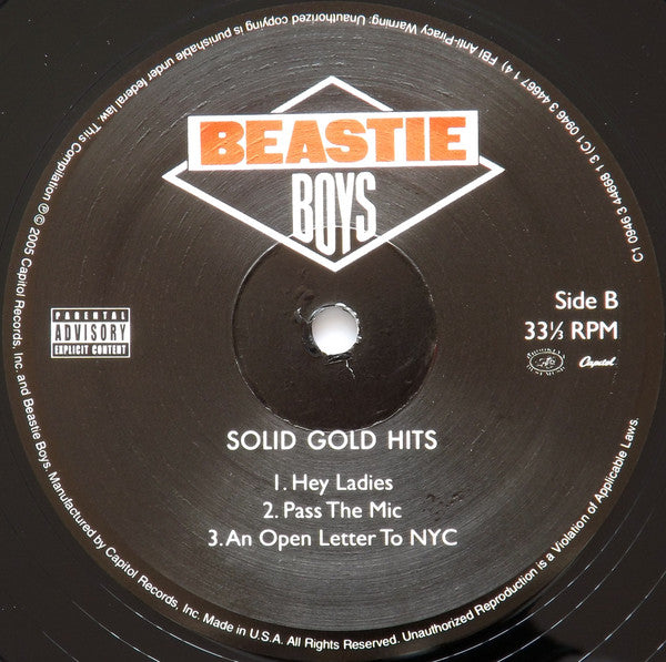 Beastie Boys : Solid Gold Hits (2xLP, Comp, 180)