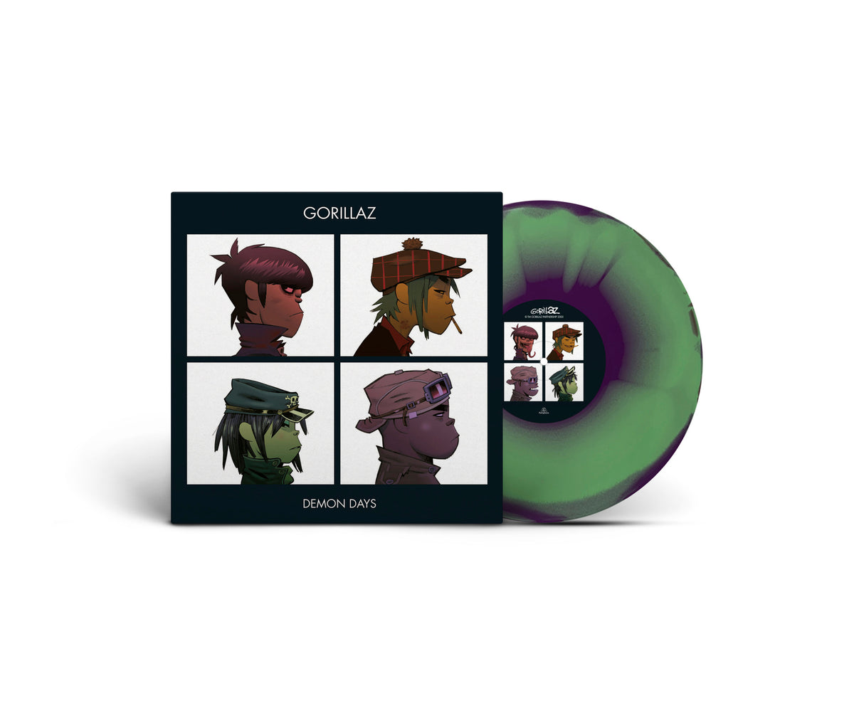 Gorillaz - Demon Days Limited Green, Purple and Red Half-Speed Mastered LP PREORDER