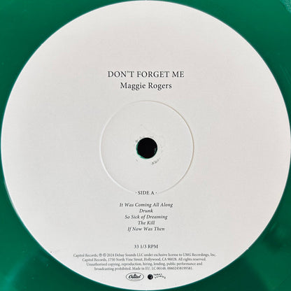 Maggie Rogers : Don't Forget Me (LP, Album, Gre)