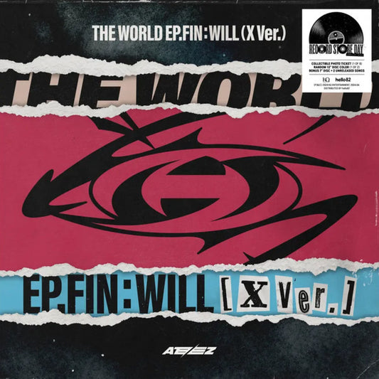 Ateez (2) : The World Ep.Fin : Will (X Ver.) (LP, Album, RSD, Ltd, Ran + 7", RSD, Ltd)