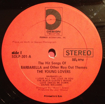 The Young Lovers (2) : Barbarella - The Hit Songs Of The Wild Movie & Other Way Out Themes (LP, Album, RE)