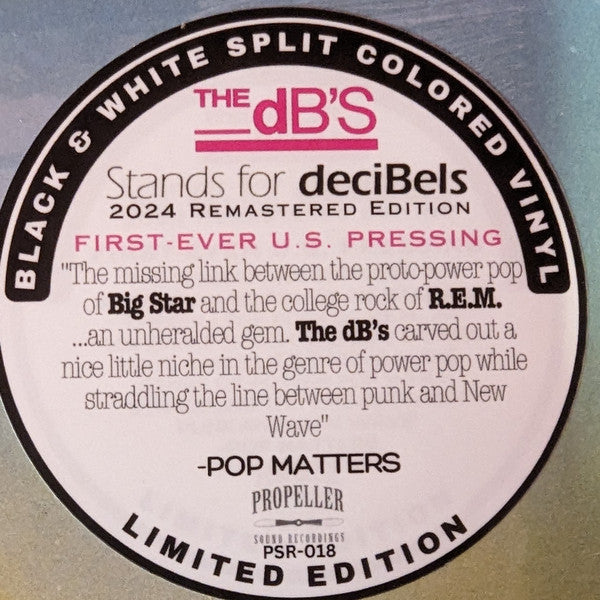 The dB's : Stands For Decibels (LP, Album, Ltd, RM, S/Edition, Bla)