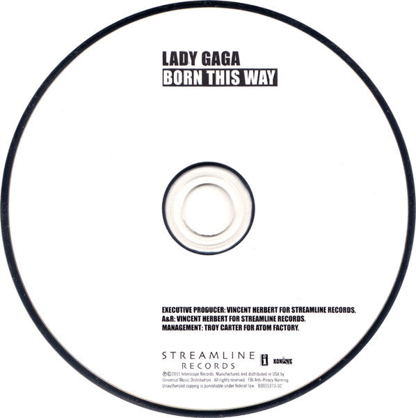 Lady Gaga : Born This Way (CD, Album)