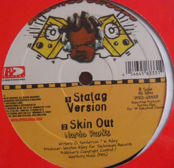 Tenor Saw / Nardo Ranks : Ring The Alarm / Skin Out (12", RP)
