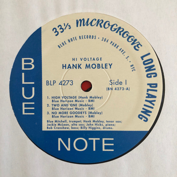 Hank Mobley : Hi Voltage (LP, Album, RE)