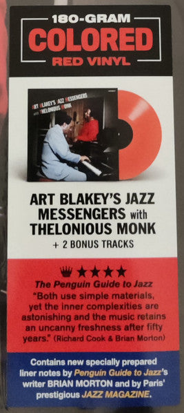 Art Blakey's Jazz Messengers with Thelonious Monk : Art Blakey (LP, Album, Red)