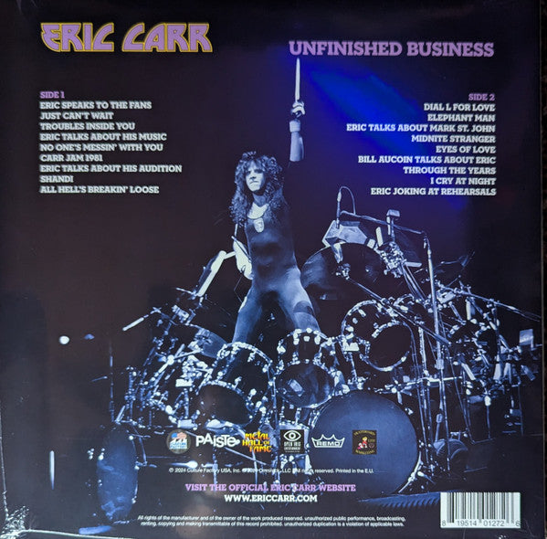 Eric Carr : Unfinished Business (LP, Pic)