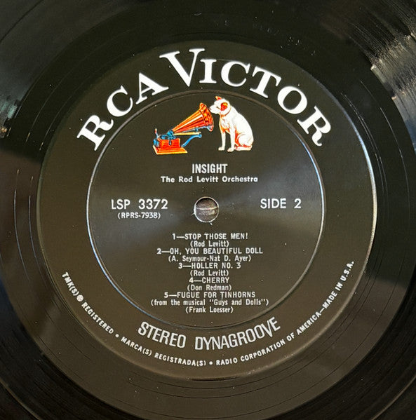 The Rod Levitt Orchestra : Insight (LP, Album, Hol)