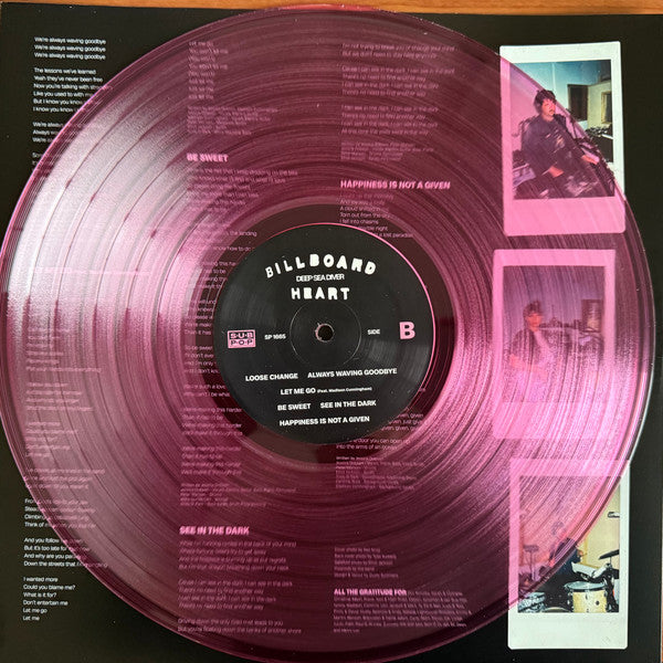 Deep Sea Diver : Billboard Heart (LP, Album, Ltd, Pin)
