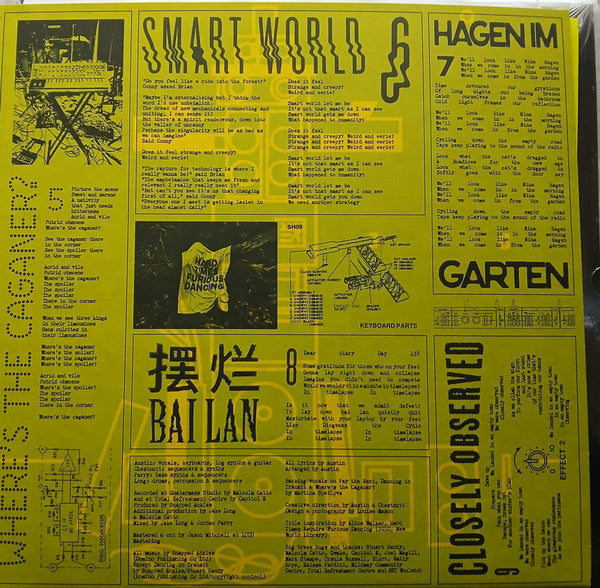 Snapped Ankles : Hard Times Furious Dancing (LP, Album, Ltd, Gre)