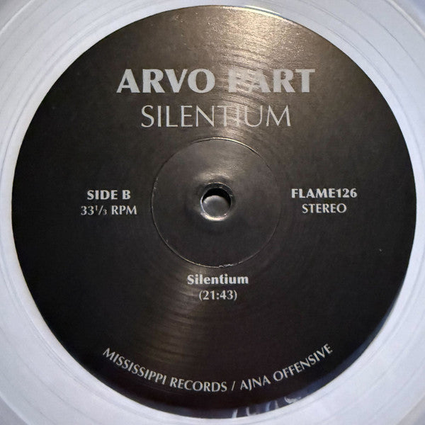 Arvo Pärt : Silentium (LP, Album, Cle)
