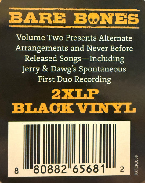 Jerry Garcia & David Grisman : Bare Bones Volume II - Other Tunes & Arrangements (2xLP, Album)