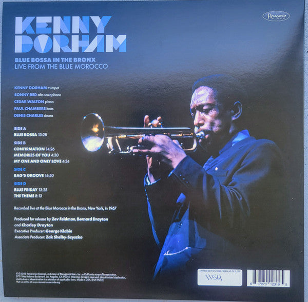 Kenny Dorham : Blue Bossa In The Bronx (Live From The Blue Morocco) (2xLP, RSD, Ltd, Num, 180)
