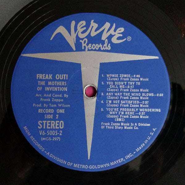 The Mothers Of Invention* : Freak Out! (2xLP, Album, MGM)