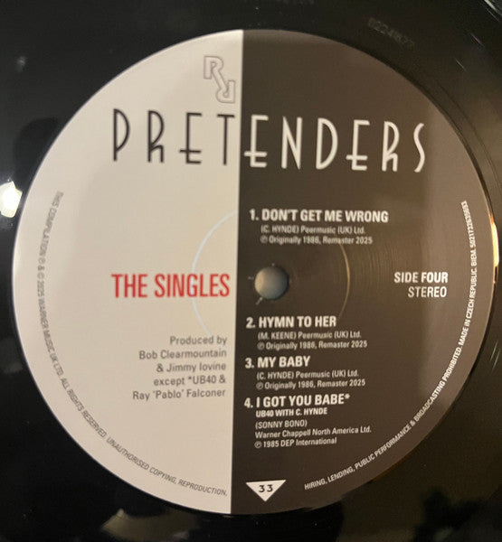 Pretenders* : The Singles (2xLP, Comp, RE)